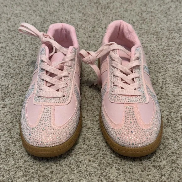 La Sheelah Pink Glitter size 7 shoes new - Picture 1 of 5